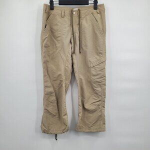 The North Face Cargo Hiking Pants Women Size 4 Adjustable Drawstring Mid Rise